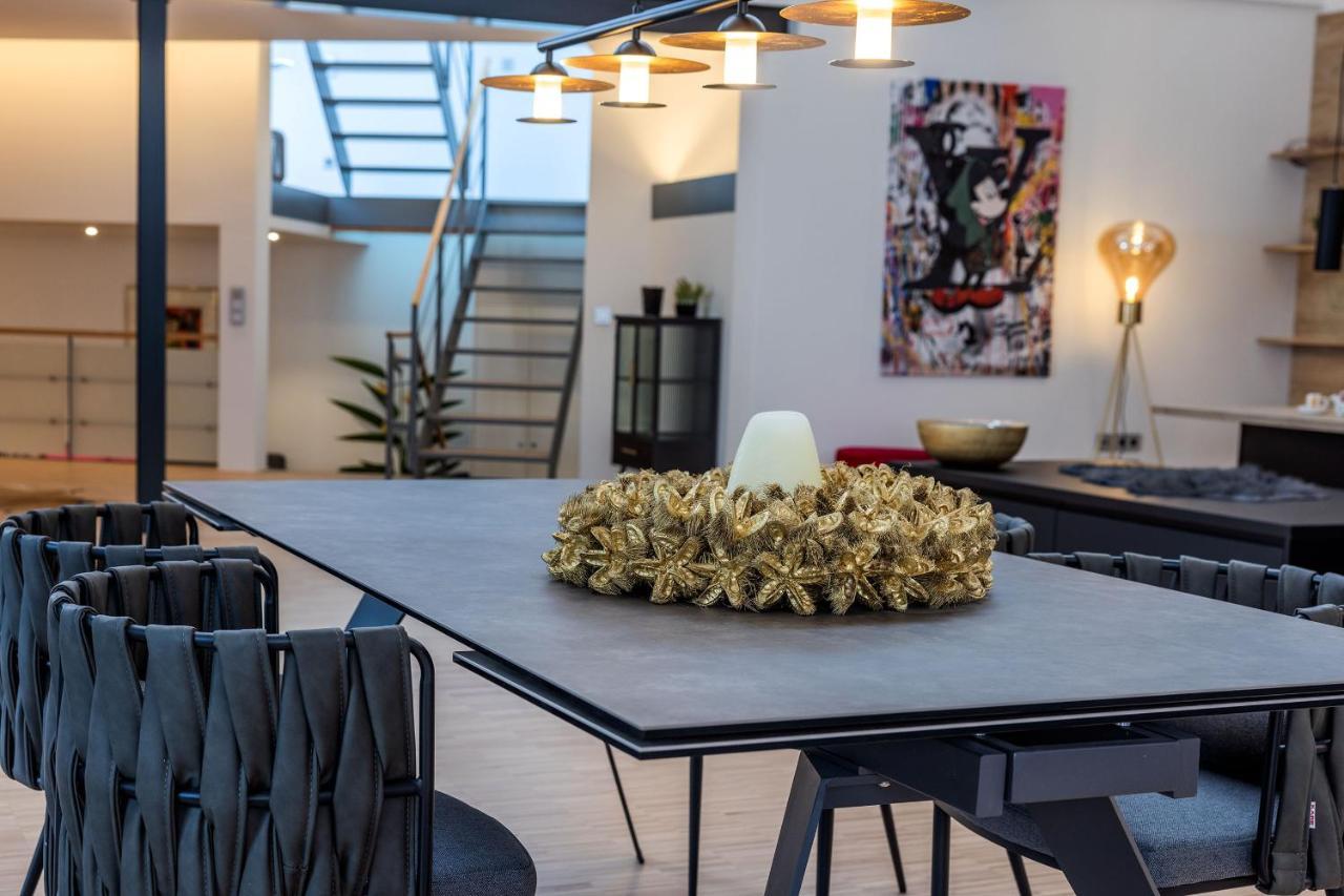 Luxus Wellness Loft - 245Qm - Designwohnen Im Zentrum Gütersloh Dış mekan fotoğraf