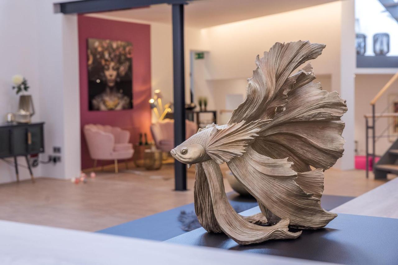 Luxus Wellness Loft - 245Qm - Designwohnen Im Zentrum Gütersloh Dış mekan fotoğraf