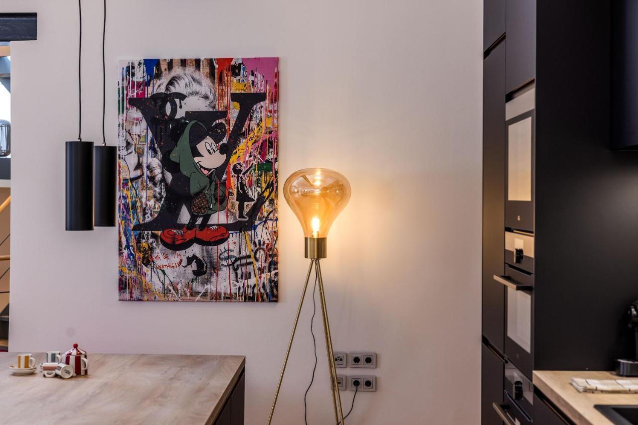 Luxus Wellness Loft - 245Qm - Designwohnen Im Zentrum Gütersloh Dış mekan fotoğraf