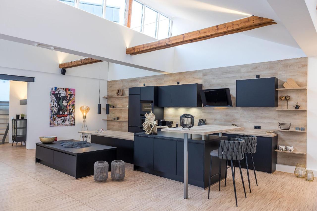 Luxus Wellness Loft - 245Qm - Designwohnen Im Zentrum Gütersloh Dış mekan fotoğraf
