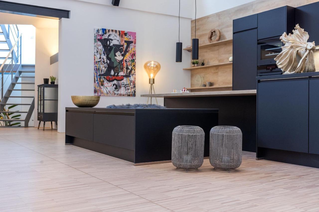 Luxus Wellness Loft - 245Qm - Designwohnen Im Zentrum Gütersloh Dış mekan fotoğraf