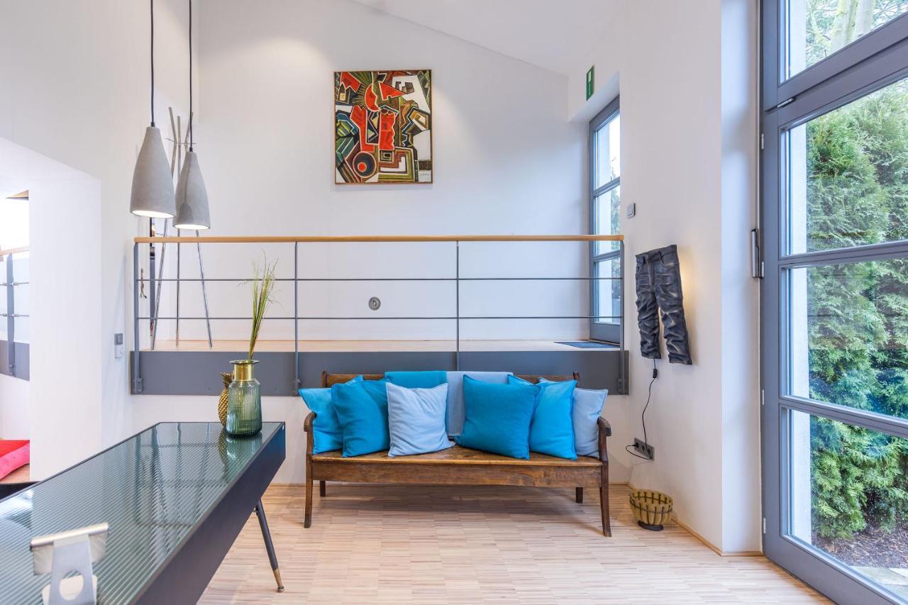 Luxus Wellness Loft - 245Qm - Designwohnen Im Zentrum Gütersloh Dış mekan fotoğraf